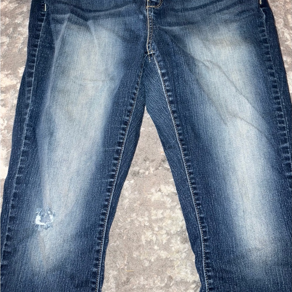 Signature by Levi Strauss Relaxed Fit Dark Blue Jeans
